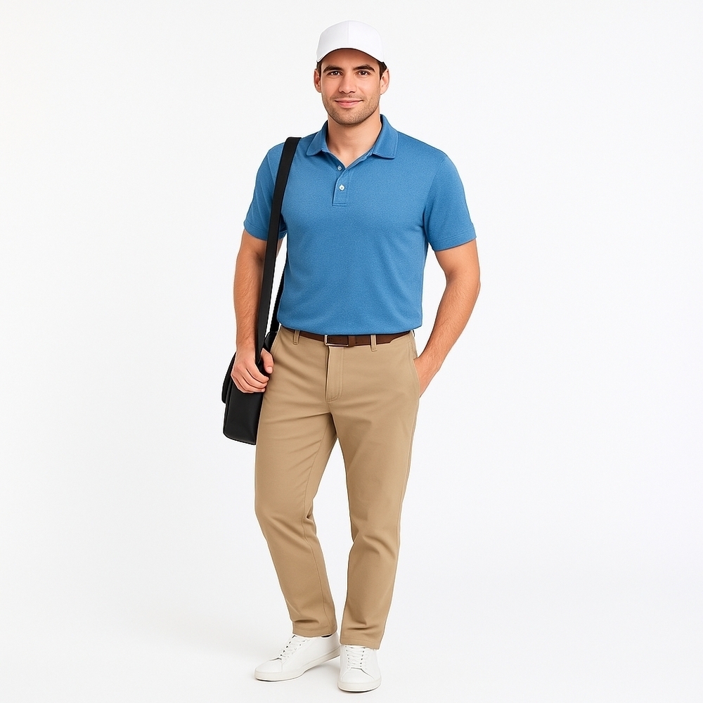 𝅺Callaway Opti-dri Performance Preppy Sport Golf Wicking Office Polo Men's
